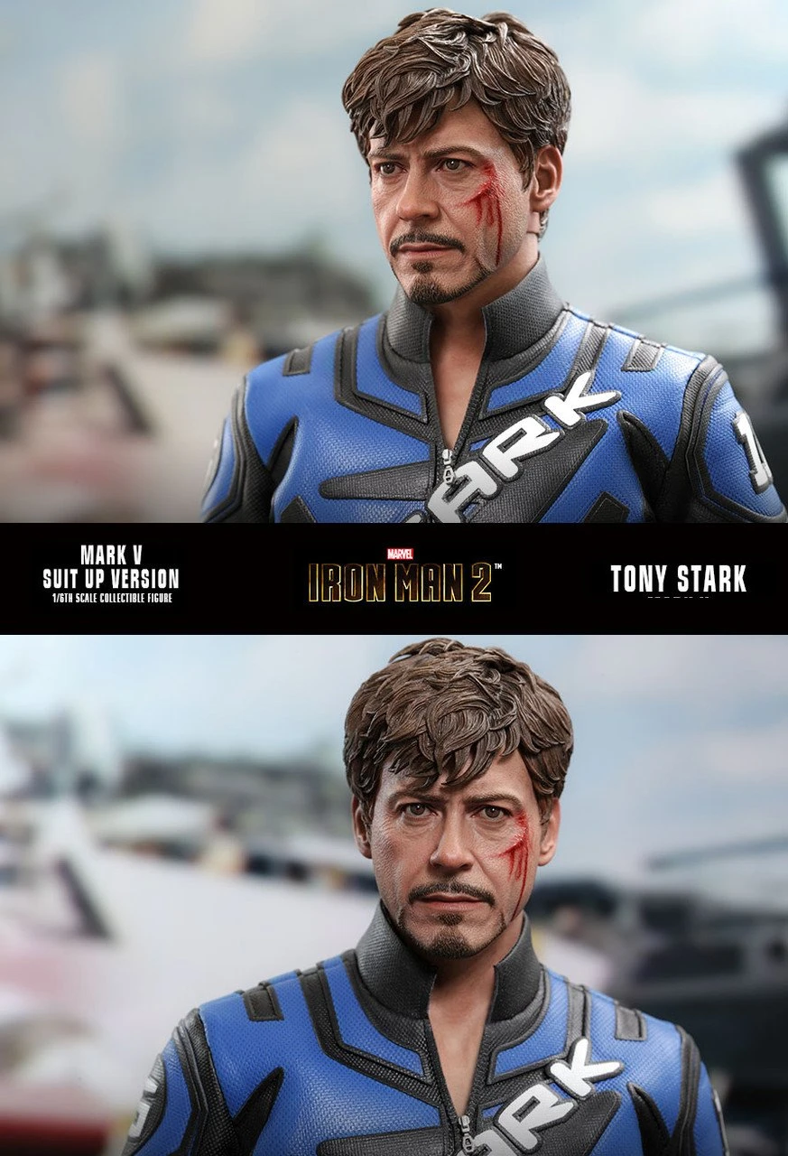 Marvel IRON MAN 2 Tony Stark (Mark V Suit Up) Deluxe 1:6 Action Figure By Iron Studios 5 Marvel IRON MAN 2 Tony Stark (Mark V Suit Up) Deluxe 1:6 Action Figure By Iron Studios - Image 5