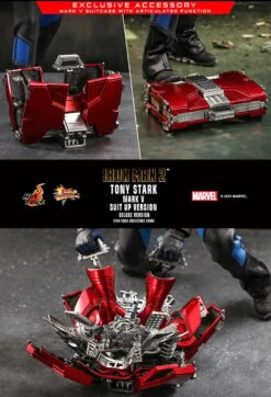 Marvel IRON MAN 2 Tony Stark (Mark V Suit Up) Deluxe 1:6 Action Figure By Iron Studios 12 Marvel IRON MAN 2 Tony Stark (Mark V Suit Up) Deluxe 1:6 Action Figure By Iron Studios -Little Things Toys CMC 608154 000 006