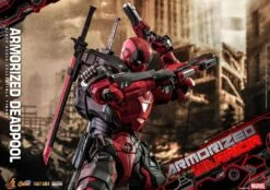 Marvel Comic1/6 Scale Armorized Deadpool Masterpiece Action Figure By Hot Toys -Little Things Toys CMC 608765 000 005