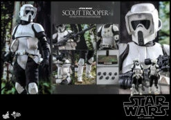 Star Wars: Return Of The Jedi - Scout Trooper 1/6 Scale Figure By Hot Toys 6 Star Wars: Return Of The Jedi - Scout Trooper 1/6 Scale Figure By Hot Toys -Little Things Toys CMC 609212 000 003