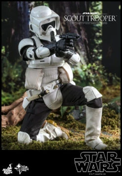 Star Wars: Return Of The Jedi - Scout Trooper 1/6 Scale Figure By Hot Toys 7 Star Wars: Return Of The Jedi - Scout Trooper 1/6 Scale Figure By Hot Toys -Little Things Toys CMC 609212 000 004