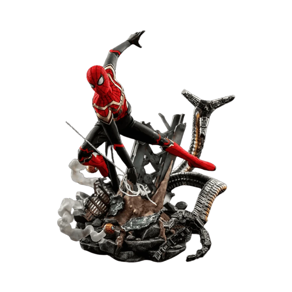 SPIDER MAN INTEGRATED SUIT DELUXE 1:6 Scale By Hot Toys 1 SPIDER MAN INTEGRATED SUIT DELUXE 1:6 Scale By Hot Toys