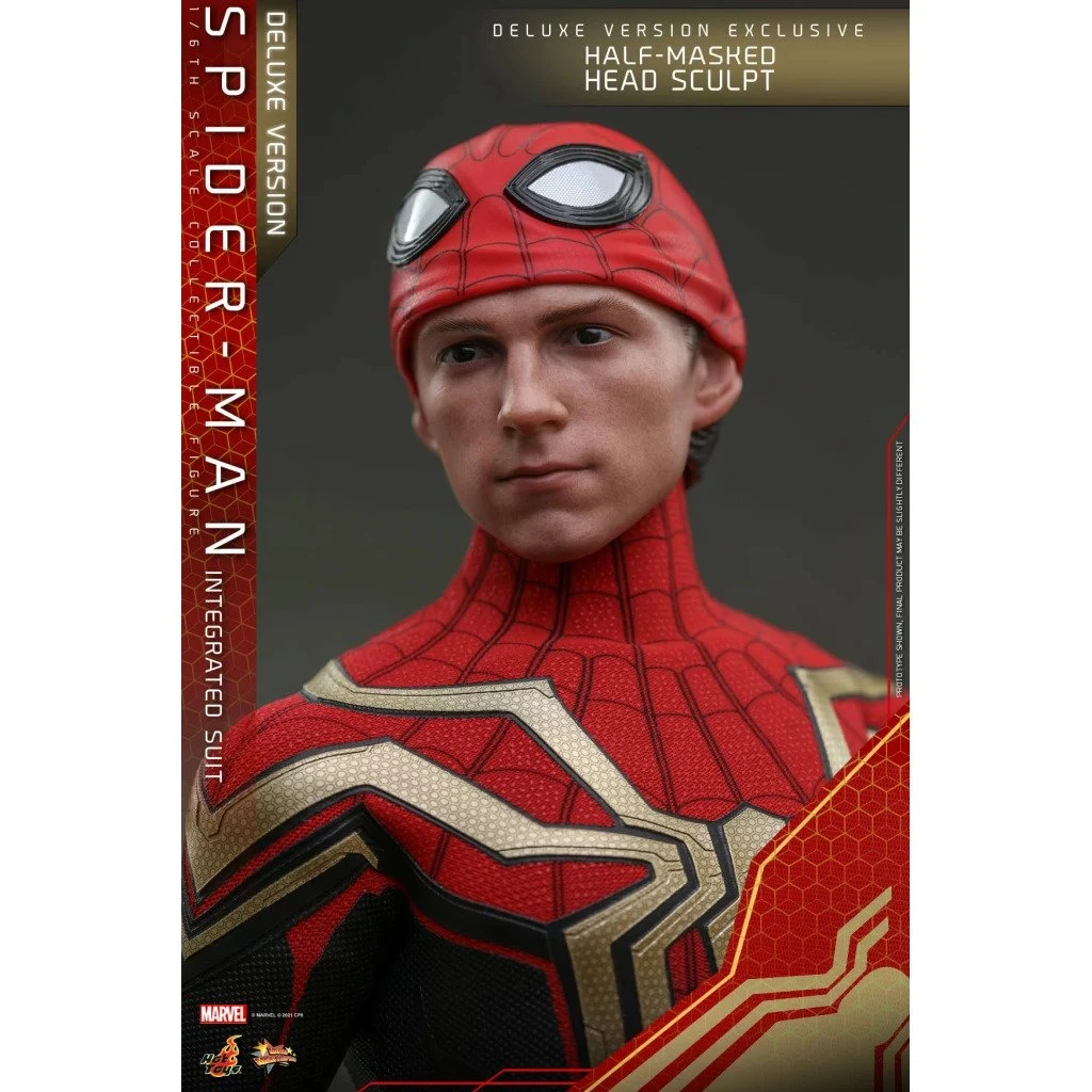 SPIDER MAN INTEGRATED SUIT DELUXE 1:6 Scale By Hot Toys 2 SPIDER MAN INTEGRATED SUIT DELUXE 1:6 Scale By Hot Toys - Image 2