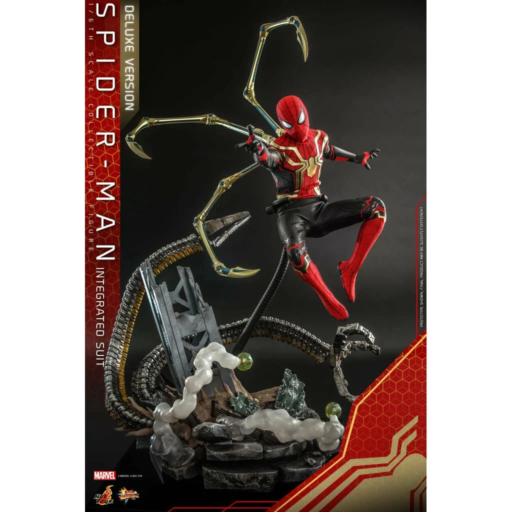 SPIDER MAN INTEGRATED SUIT DELUXE 1:6 Scale By Hot Toys 3 SPIDER MAN INTEGRATED SUIT DELUXE 1:6 Scale By Hot Toys - Image 3