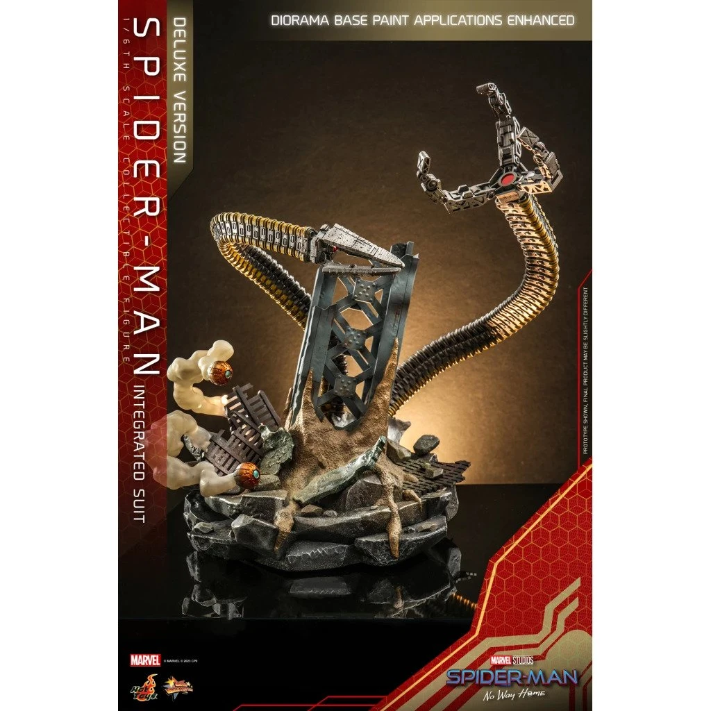 SPIDER MAN INTEGRATED SUIT DELUXE 1:6 Scale By Hot Toys 9 SPIDER MAN INTEGRATED SUIT DELUXE 1:6 Scale By Hot Toys - Image 9
