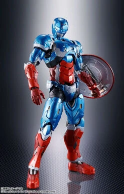 Captain America Tech-On Avengers Version S.H.Figuarts Figure By Bandai Tamashii 10 Captain America Tech-On Avengers Version S.H.Figuarts Figure By Bandai Tamashii -Little Things Toys CMC 618948 000 005