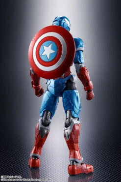 Captain America Tech-On Avengers Version S.H.Figuarts Figure By Bandai Tamashii 11 Captain America Tech-On Avengers Version S.H.Figuarts Figure By Bandai Tamashii -Little Things Toys CMC 618948 000 006