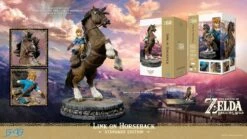 THE LEGEND OF ZELDA: BREATH OF THE WILD - LINK ON HORSEBACK (STANDARD) STATUE BY FIRST 4 FIGURES 7 THE LEGEND OF ZELDA: BREATH OF THE WILD - LINK ON HORSEBACK (STANDARD) STATUE BY FIRST 4 FIGURES -Little Things Toys CMC 625699 000 004