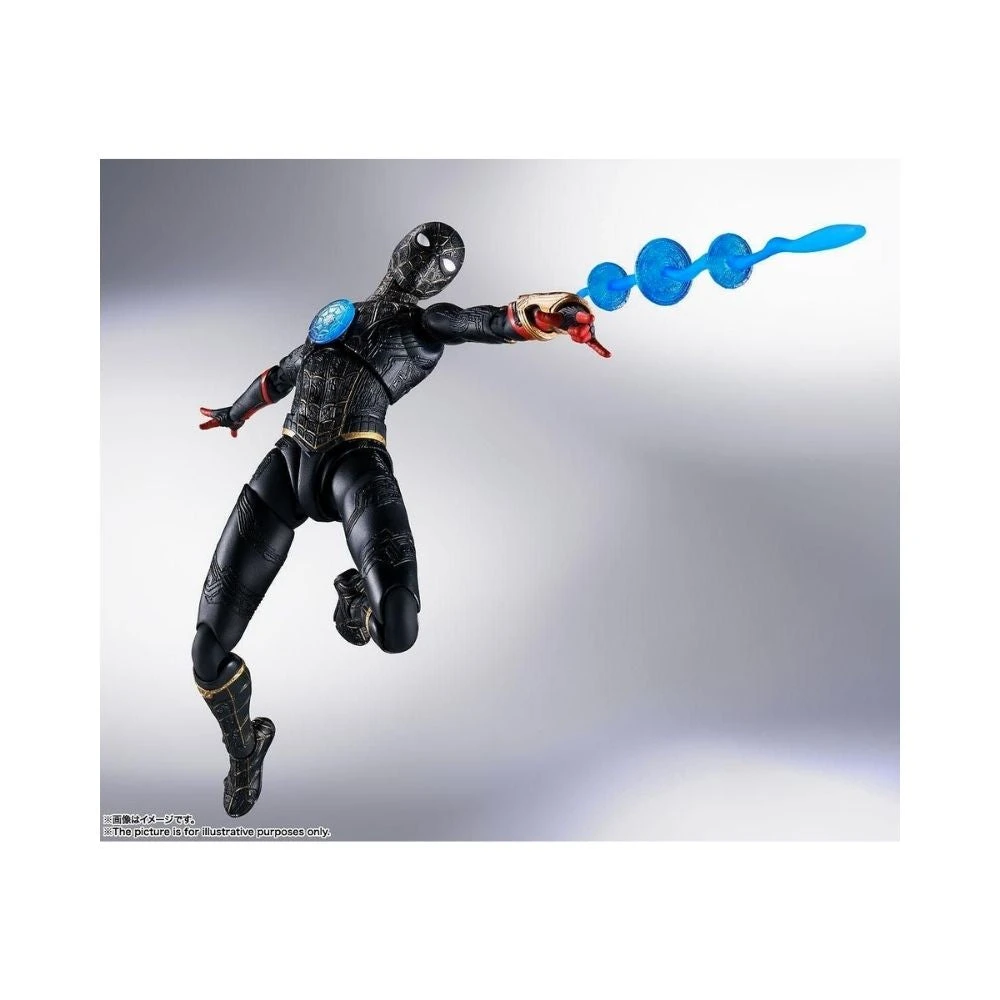 Bandai Tamashii : SH Figuarts - Spider-Man Black & Gold Suit 3 Bandai Tamashii : SH Figuarts - Spider-Man Black & Gold Suit - Image 3