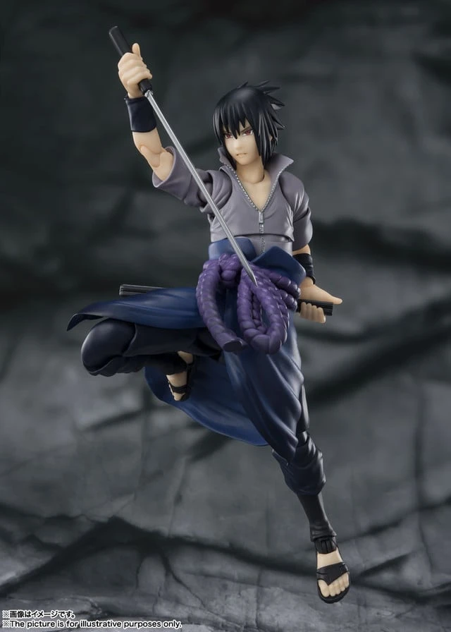 Naruto Shippuden - Sasuke Uchiha (He Who Bears All Hatred) S.H.Figuarts Action Figure By Bandai Tamashii 2 Naruto Shippuden - Sasuke Uchiha (He Who Bears All Hatred) S.H.Figuarts Action Figure By Bandai Tamashii - Image 2