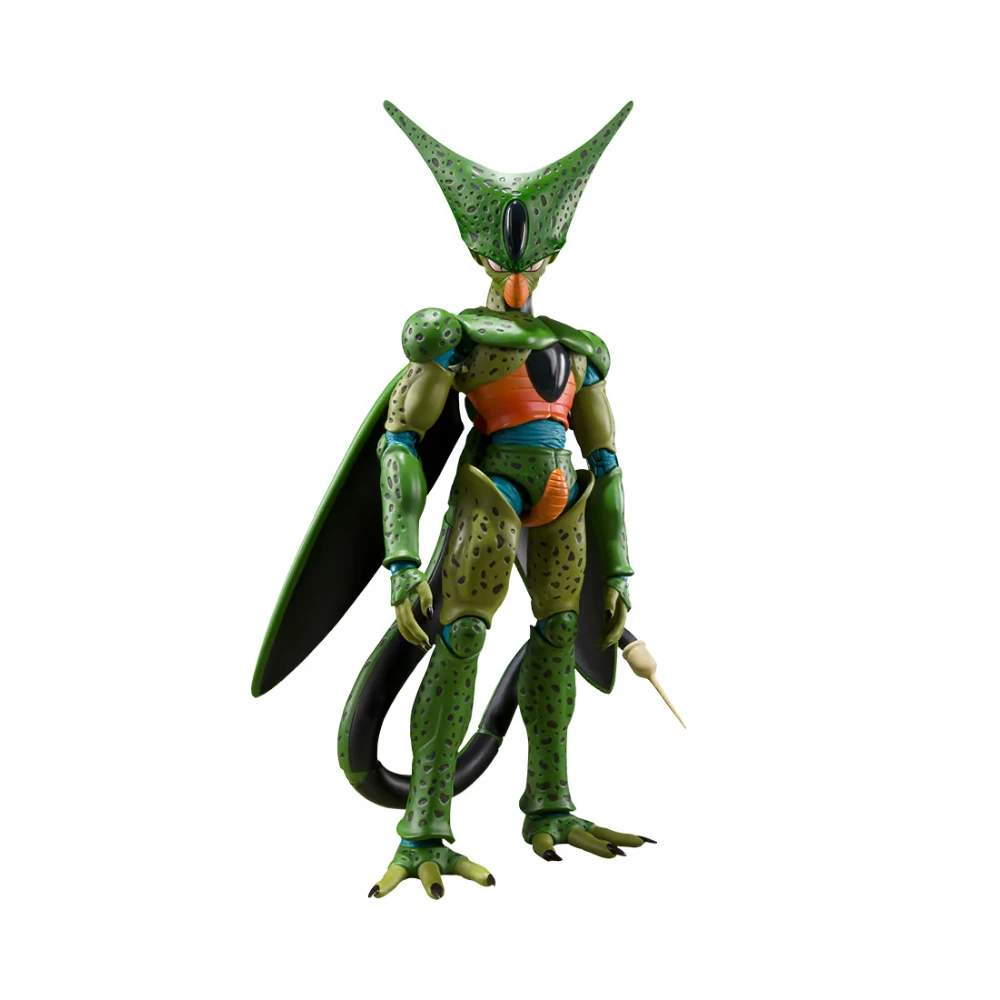 Dragon Ball Z Cell First Form S.H.FiguartsAction Figure By Bandai 1 Dragon Ball Z Cell First Form S.H.FiguartsAction Figure By Bandai