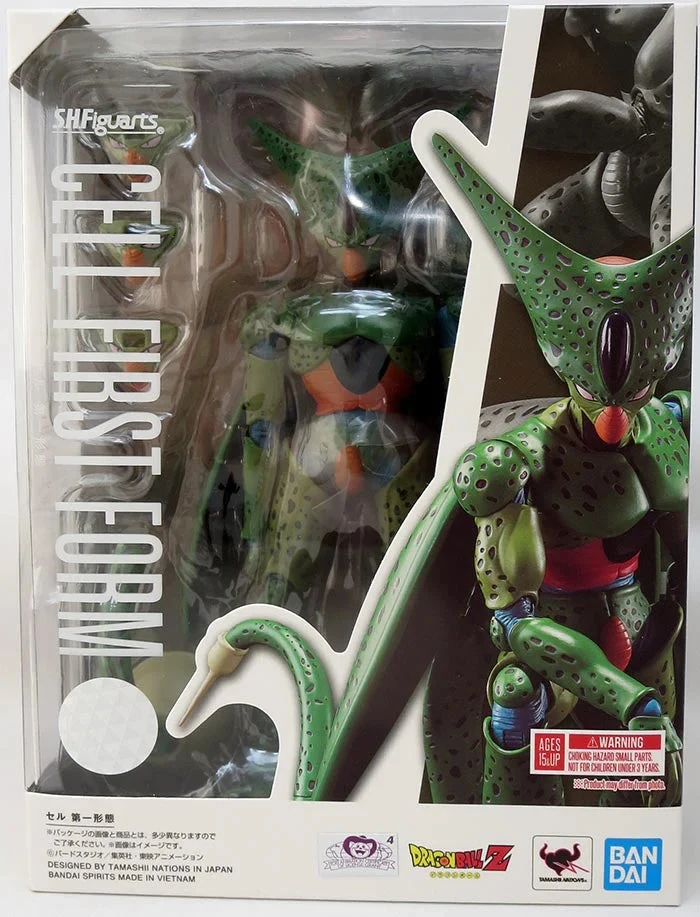 Dragon Ball Z Cell First Form S.H.FiguartsAction Figure By Bandai 2 Dragon Ball Z Cell First Form S.H.FiguartsAction Figure By Bandai - Image 2