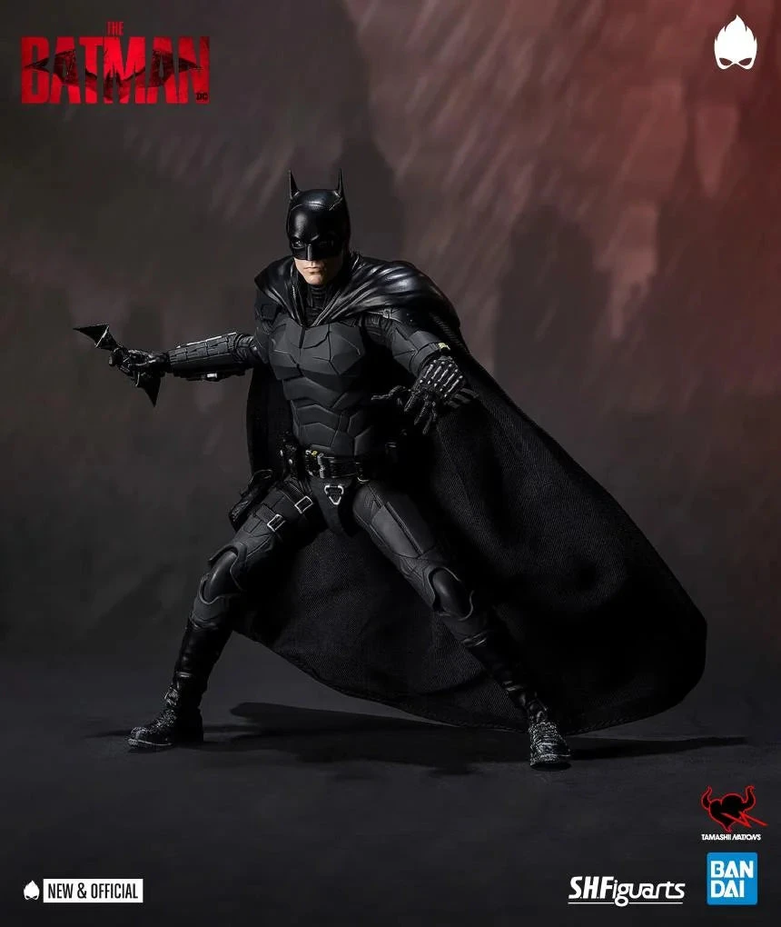 The Batman 2022 S.H. Figuarts Action Figure 1/12 Scale Batman By Bandai 3 The Batman 2022 S.H. Figuarts Action Figure 1/12 Scale Batman By Bandai - Image 3