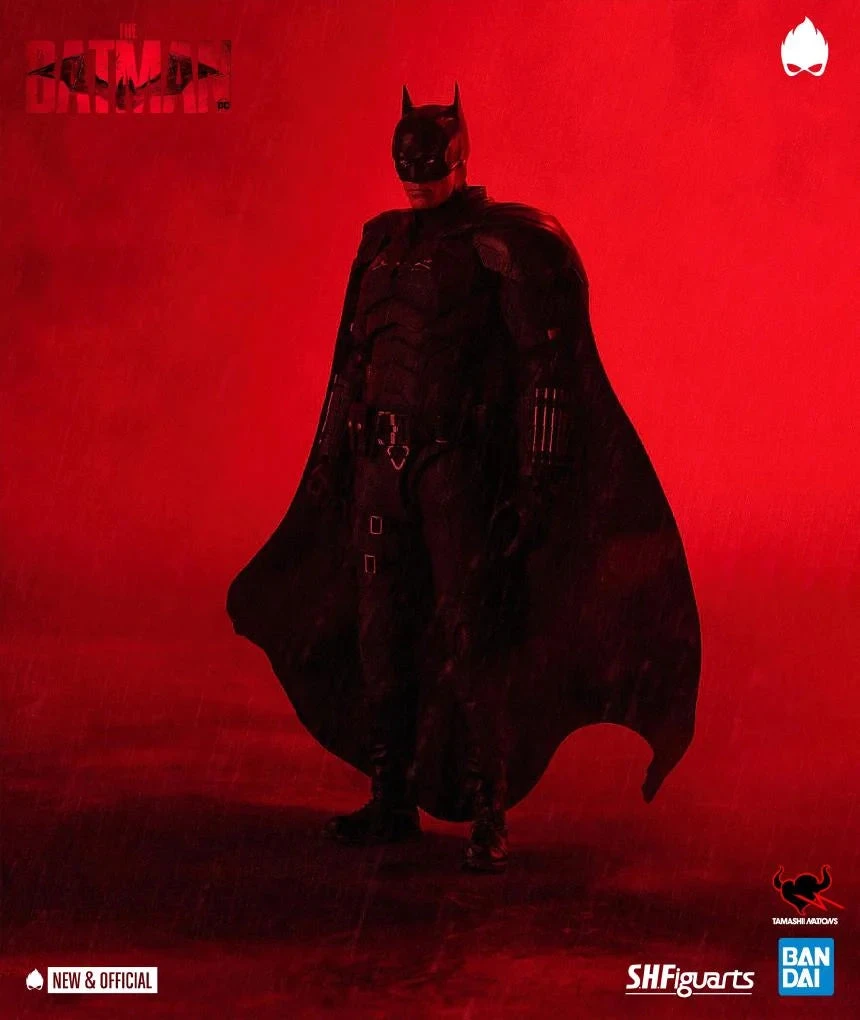 The Batman 2022 S.H. Figuarts Action Figure 1/12 Scale Batman By Bandai 5 The Batman 2022 S.H. Figuarts Action Figure 1/12 Scale Batman By Bandai - Image 5
