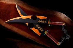 Bandai Demon Slayer Kimetsu No Yaiba Proplica Nichirin Sword (Tengen Uzui) -Little Things Toys CMC 638830 000 005