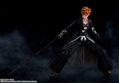 Bleach Ichigo Kurosaki "Bankai Tensa Zangetsu" 1/12 Scale S.H. Figuarts Action Figure By Bandai Tamashii 6 Bleach Ichigo Kurosaki "Bankai Tensa Zangetsu" 1/12 Scale S.H. Figuarts Action Figure By Bandai Tamashii -Little Things Toys CMC 651433 000 003