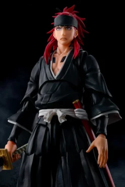 Bleach RENJI ABARAI S.H.Figuarts Action Figure By Bandai Tamashii -Little Things Toys CMC 651440 000 006