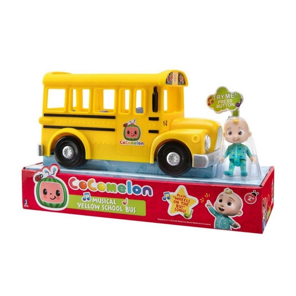 JAZWARES COCOMELON FEATURE VEHICLE SCHOOL BUS 1 JAZWARES COCOMELON FEATURE VEHICLE SCHOOL BUS