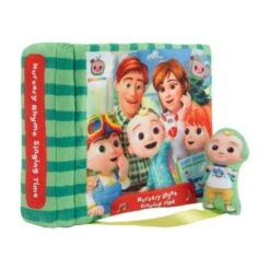 JAZWARES Cocomelon Musical Plush Book