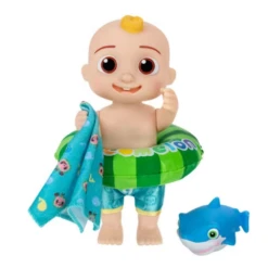 JAZWARES Cocomelon Splish Splash JJ 9" Doll 5 JAZWARES Cocomelon Splish Splash JJ 9" Doll -Little Things Toys CMW0306 000 003