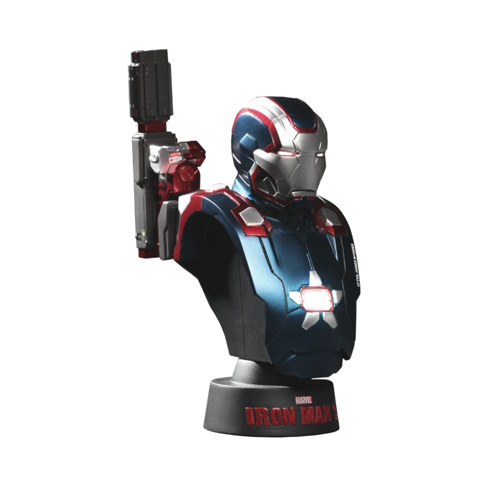 Hot Toys Sideshow Collectibles - Marvel Iron Patriot 1:6 Bust 1 Hot Toys Sideshow Collectibles - Marvel Iron Patriot 1:6 Bust