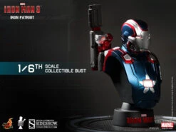 Hot Toys Sideshow Collectibles - Marvel Iron Patriot 1:6 Bust 6 Hot Toys Sideshow Collectibles - Marvel Iron Patriot 1:6 Bust -Little Things Toys COS2013SSC000066 000 003