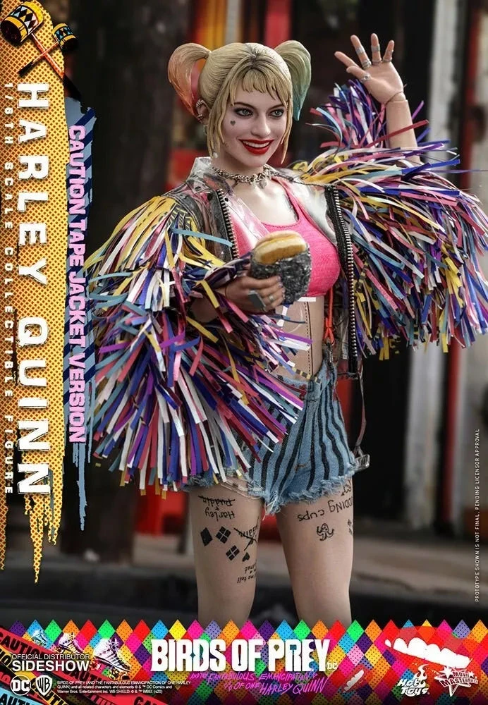 Birds Of PRey - Harley Quinn (Caution Tape Jacket) 1/6 Scale Figure By Hot Toys 2 Birds Of PRey - Harley Quinn (Caution Tape Jacket) 1/6 Scale Figure By Hot Toys - Image 2