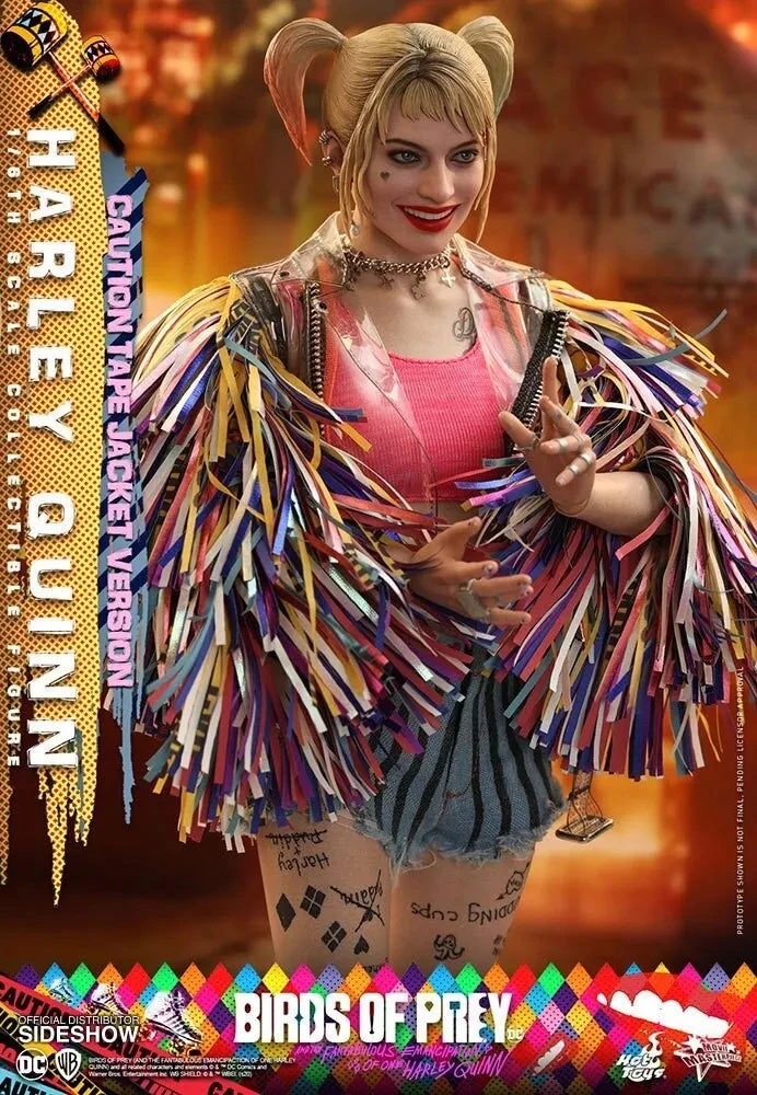 Birds Of PRey - Harley Quinn (Caution Tape Jacket) 1/6 Scale Figure By Hot Toys 3 Birds Of PRey - Harley Quinn (Caution Tape Jacket) 1/6 Scale Figure By Hot Toys - Image 3