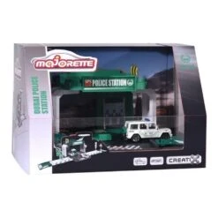 Majorette Dubai Police Station W/ 1 Car