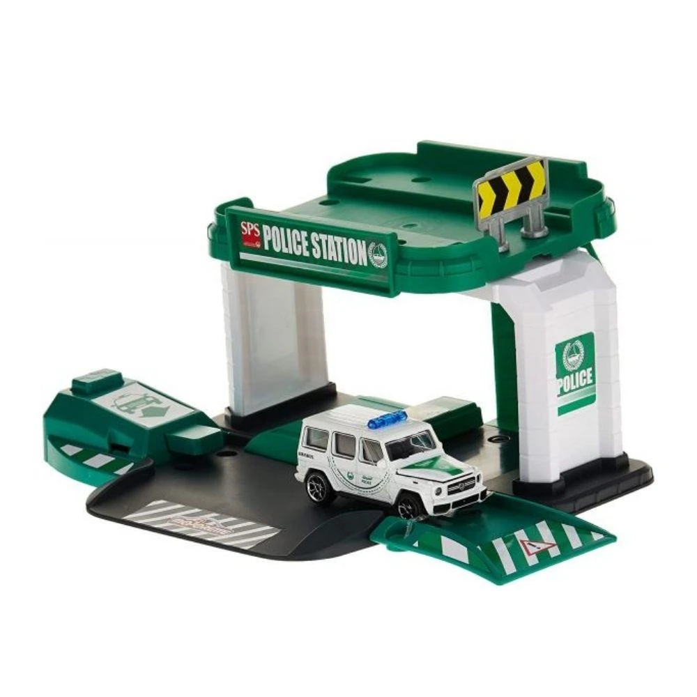 Majorette Dubai Police Station W/ 1 Car 2 Majorette Dubai Police Station W/ 1 Car - Image 2