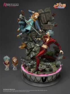 Seven Deadly Sins Ban Vs King Statue By Figurama Collectors -Little Things Toys FG02 000 003