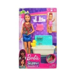 MATTEL Barbie Skipper Babysitters - Doll And Playset - Bath Time
