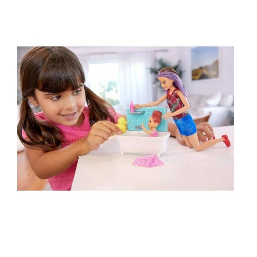 MATTEL Barbie Skipper Babysitters - Doll And Playset - Bath Time 3 MATTEL Barbie Skipper Babysitters - Doll And Playset - Bath Time - Image 3