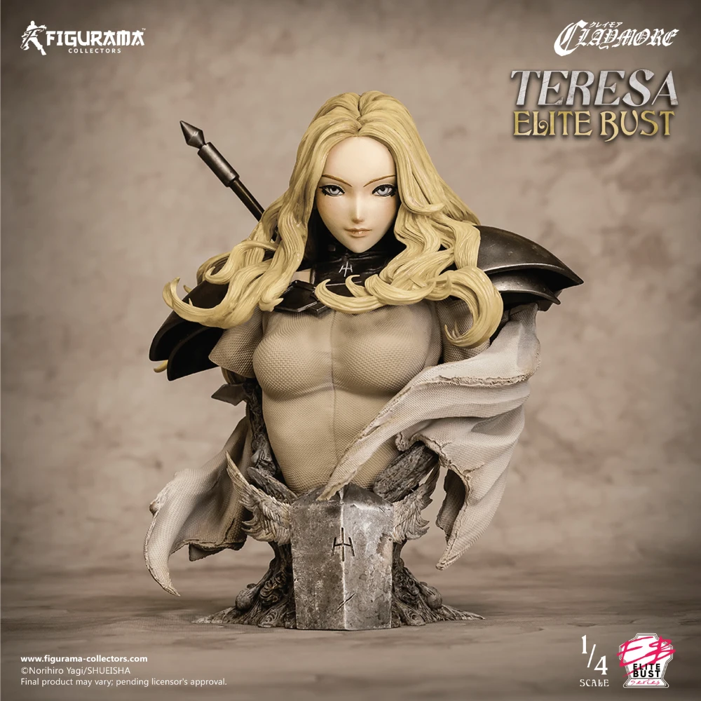 Claymore Elite Teresa 1/4 Scale Limited Edition Bust By Figurama 1 Claymore Elite Teresa 1/4 Scale Limited Edition Bust By Figurama