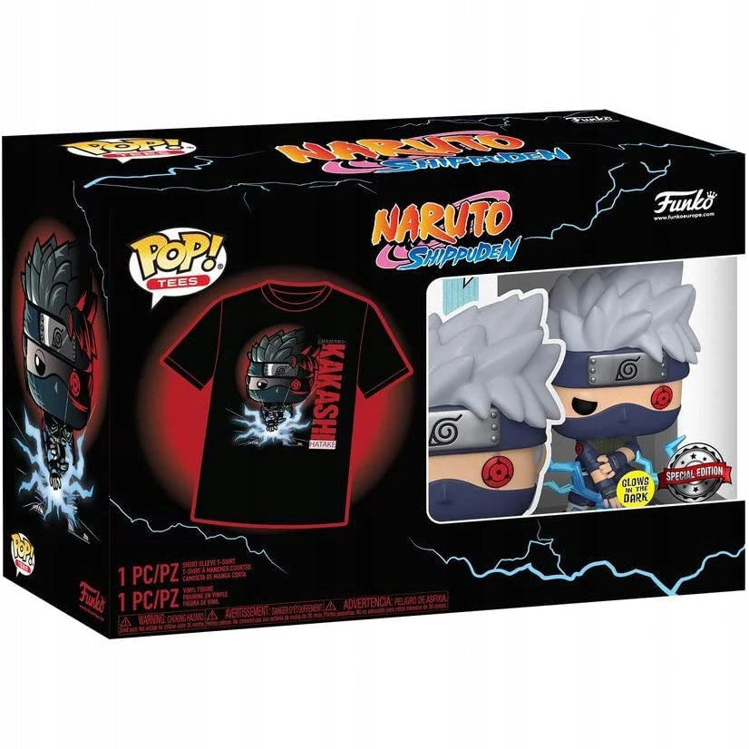 Funko Pop And Tees : Naruto Shippuden Kakashi (Medium) 2 Funko Pop And Tees : Naruto Shippuden Kakashi (Medium) - Image 2