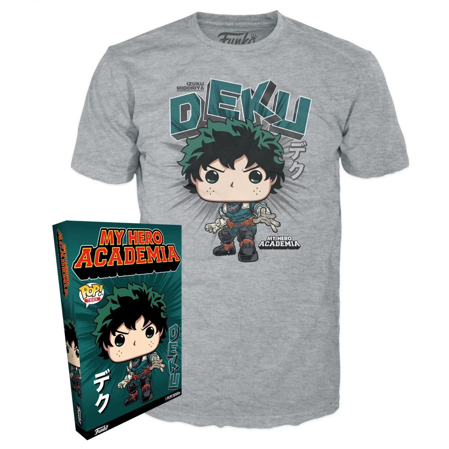 Funko Shirts : My Hero Academia Boxed Tee - Deku (Large) 2 Funko Shirts : My Hero Academia Boxed Tee - Deku (Large) - Image 2