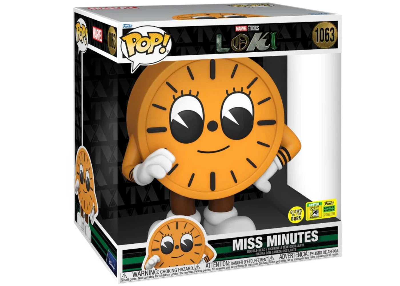 Funko 10": Marvel : Loki - Miss Minutes (1063) (SDCC2022) 2 Funko 10": Marvel : Loki - Miss Minutes (1063) (SDCC2022) - Image 2