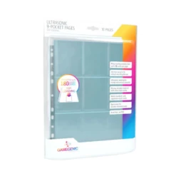 Gamegenic - Ultrasonic 9-Pocket Pages Toploading 10 Pcs Pack