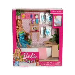 MATTEL Barbie Fizzy Bath Doll And Playset