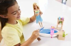 MATTEL Barbie Fizzy Bath Doll And Playset -Little Things Toys GJN32 000 004