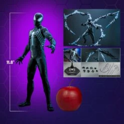 Marvel Spider Man Peter Parker (black Suit ) 1:6 Scale Action Figure By Hot Toys -Little Things Toys GK 615336 000 003