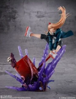 Chainsaw Man POWER FiguartsZERO Figure By Bandai Tamashii -Little Things Toys GK 656643 000 004