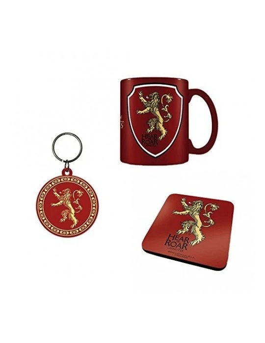 GAME OF THRONES - LANNISTER (MUG COASTER & KEYCHAIN) By Pyramid 2 GAME OF THRONES - LANNISTER (MUG COASTER & KEYCHAIN) By Pyramid - Image 2