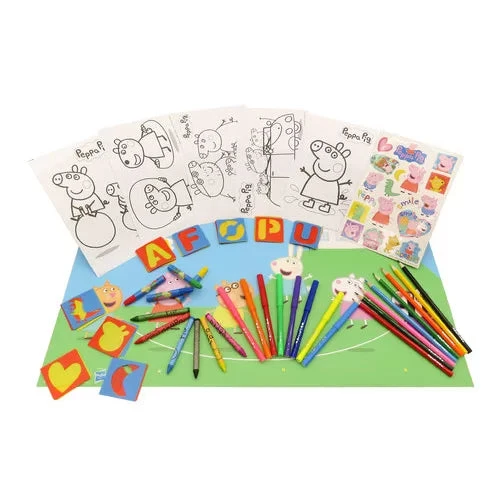 Peppa Pig 67 Pieces Art Set In Jumbo Box 2 Peppa Pig 67 Pieces Art Set In Jumbo Box - Image 2