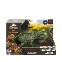 MATTEL Jurassic World Dino Escape Camp Cretaceous Ceratosaurus