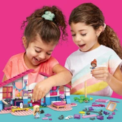 MATTEL Mega Construx Barbie Malibu House Play Set -Little Things Toys GWR34 000 003