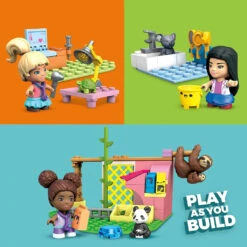Mega Bloks Mega Construx Barbie Building Set Animal Grooming Station -Little Things Toys GYH09 000 004