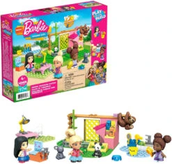 Mega Bloks Mega Construx Barbie Building Set Animal Grooming Station -Little Things Toys GYH09 000 005