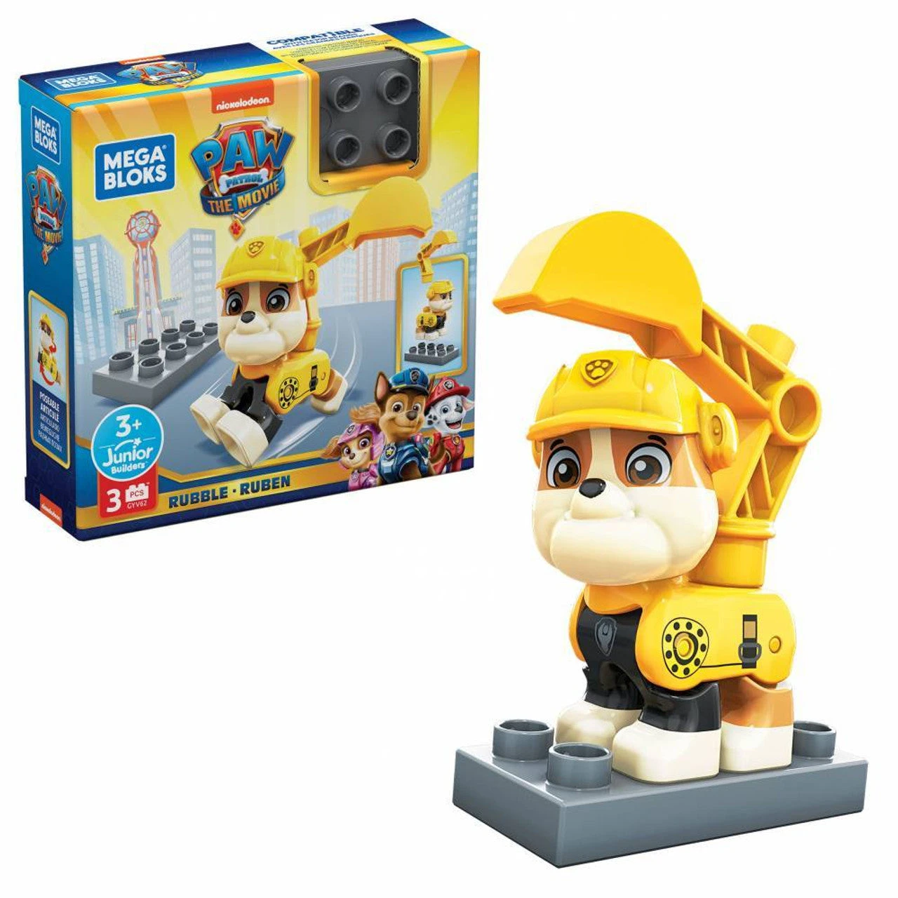 Mega Bloks Paw Patrol Rubble 2 Mega Bloks Paw Patrol Rubble - Image 2
