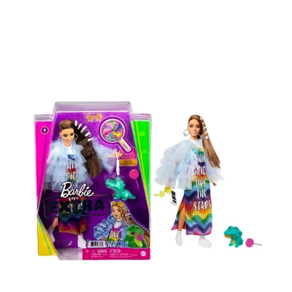Mattel Barbie Extra Rainbow Dress 2 Mattel Barbie Extra Rainbow Dress - Image 2
